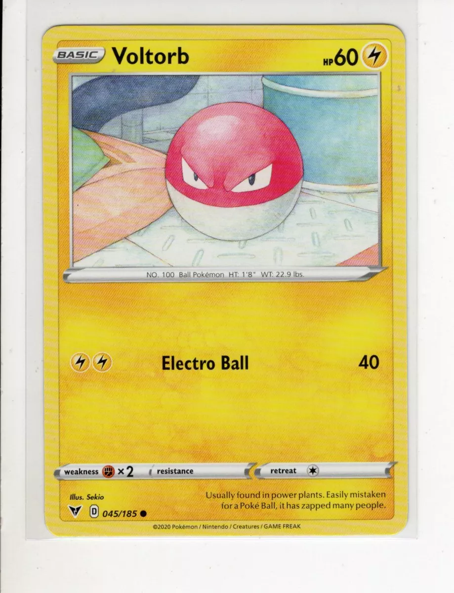 Voltorb 045/185 - Vivid Voltage NM/M - Reverse Holo - Pokemon TCG Card