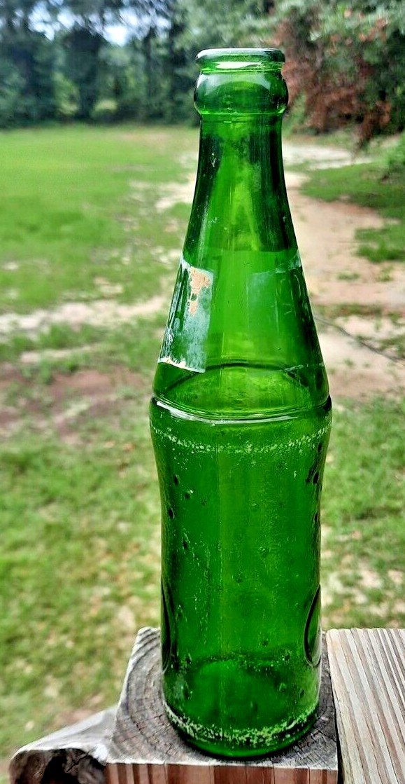 Vintage Fresca Thick Green Textured Glass 10oz. Soda Pop Bottle