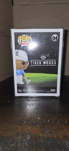 Funko POP Vinilo Golf Tiger Woods Blanco Gorra y Pantalones con Camisa Azul Fanáticos #04 - Imagen 3 de 4