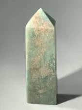 210g natural healing meditate crystal gemstone mineral Amazonite Obelisk Pyramid