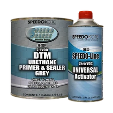 DTM 2.1 voc Grey Urethane Primer & Sealer gallon kit, 4:1 mix, SS-2000G/SMR-222