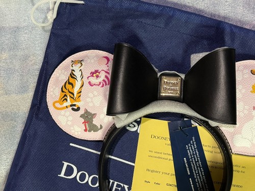 2024 Disney Parks Dooney & Bourke Cats Marie Cheshire Minnie Ear Headband BNWT - Picture 7 of 11