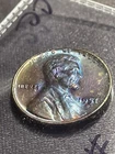 1951-D Lincoln Wheat Cent- Multi Color Toning BU GEM MINT STATE Coin Beauty CC04
