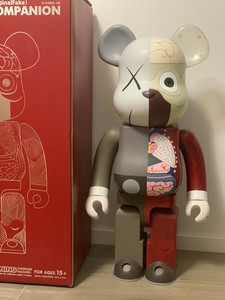 Medicom Toy 1000 Kaws Companion Dissected Bearbrick Be Rbrick Vinyl Figure Ebay