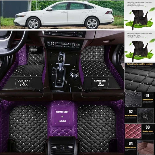 For Toyota Land Cruiser Car Floor Mats All Weather Leather Carpets Cargo Liners - Picture 2 of 28