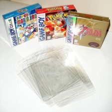 10x Box Protectors For GAME BOY / VIRTUAL / COLOR / ADVANCE Nintendo Cases CIB