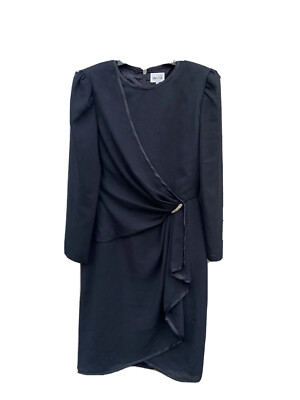 Leslie Fay Evenings Formal Studs Dress Black Size 14 | eBay Leslie Fay Evenings Formal Studs Dress Black Size 14 | eBay
