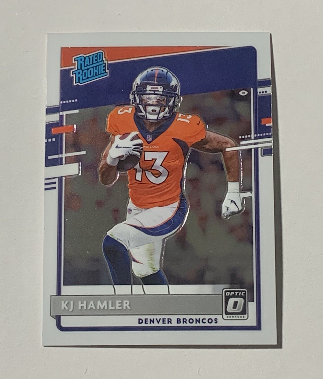 2020 Panini Donruss Optic KJ Hamler Rated Rookie #170 Denver Broncos