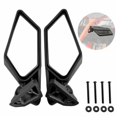 For Can Am Maverick X3 XRS XDS MAX UTV Racing Rear View Side Mirrors ...