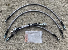 BMW 1200C Braided steel Brake Line Set For Low Handlebars 97-02