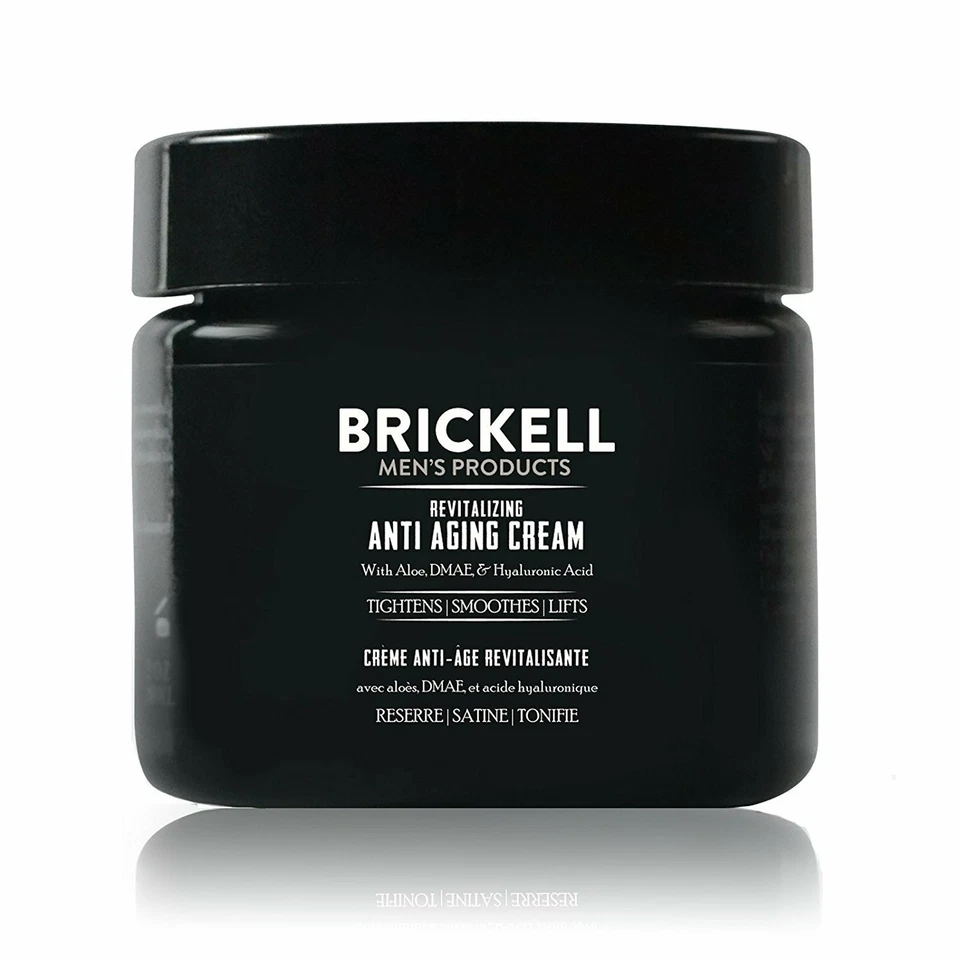 Brickell Men's Revitalizing Anti-Aging Cream, Natural Organic Anti Wrinkle GIFTS - image 2 of 4