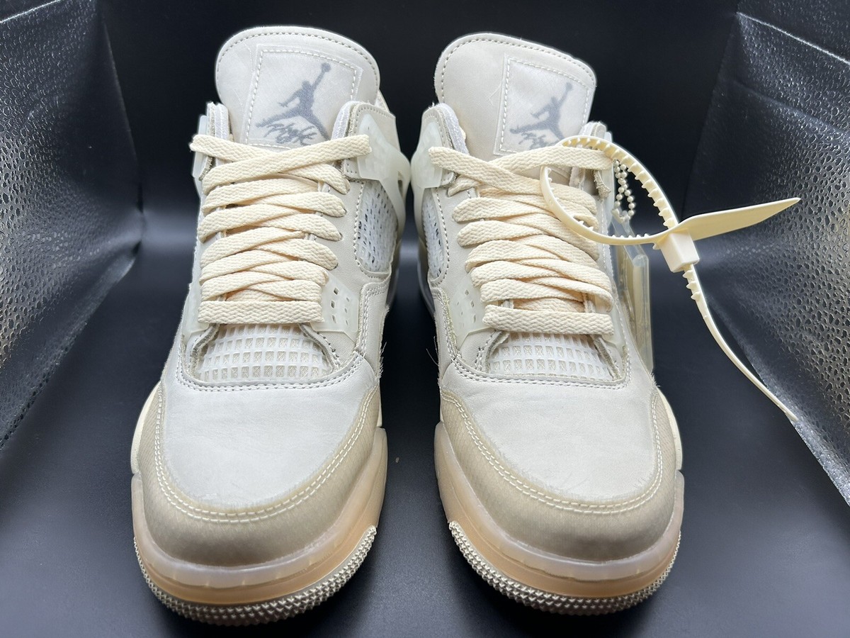 Jordan 4 SP x Off-White Sail - 2020 - 7.5W 194272184831| eBay Jordan 4 SP x Off-White Sail - 2020 - 7.5W 194272184831| eBay