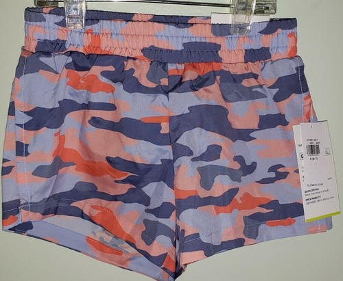 Running Shorts ORANGE BLUE Camo #21121 