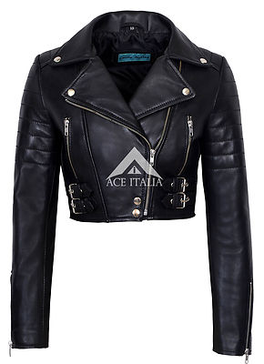 Missy Red Cropped Ladies New Real Waxed Lambskin Leather Short Fashion Jacket