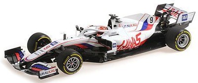 Minichamps 1:18 Maßstab Haas F1 Team VF-21 N.Mazepin Bahrain GP 2021