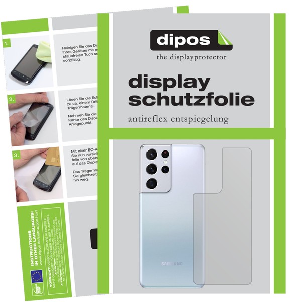 6X Schutzfolie FüR Samsung Galaxy S21 Ultra RüCkseite Matt Displayschutzfolie-image