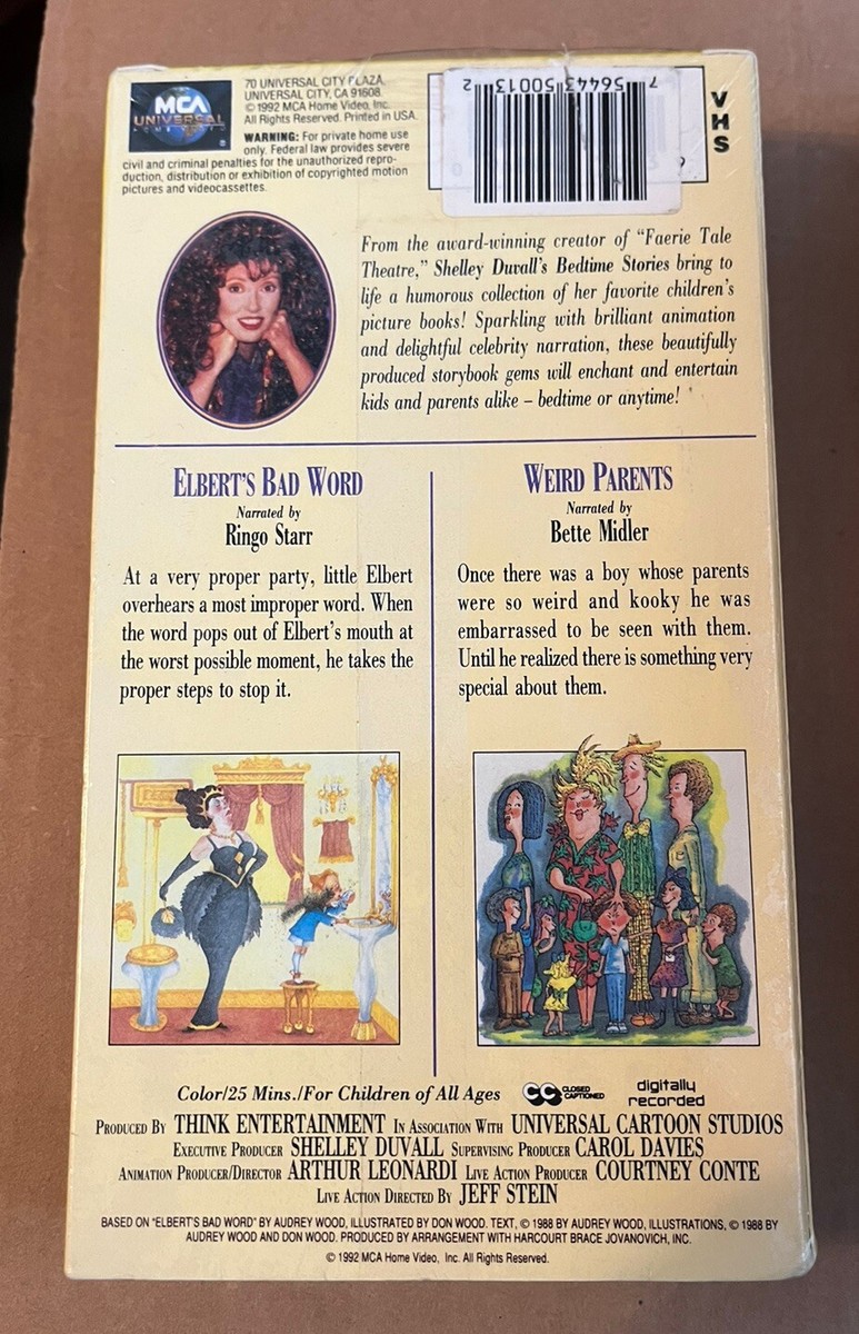 Shelley Duvall's Bedtime Stories Elbert's Bad Word & Weird