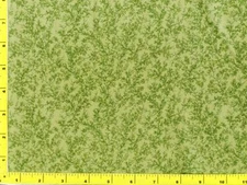 Dark Green Leafy Vines on Yellowish Green By The Yard CSHLEA04650