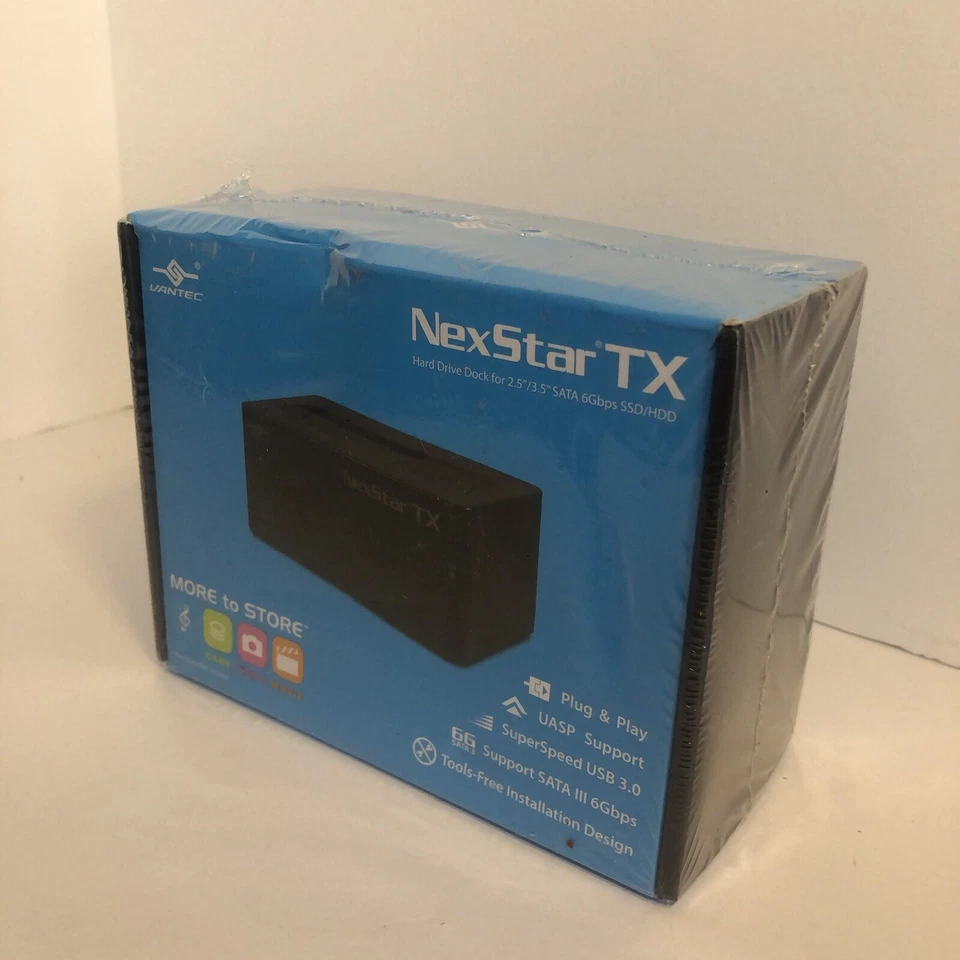 Vantec NexStar® TX Hard Drive Dock 2.5”/3.5” SATA 6Gbps SSD/HDD. Factory Sealed. - Image 2 of 4