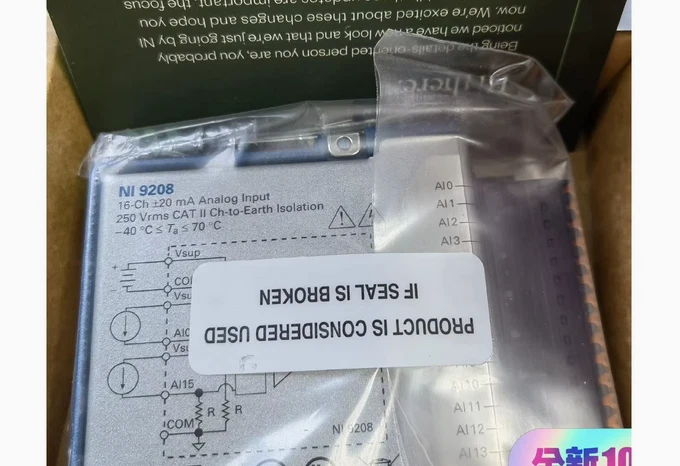 New In Box National Instruments NI 9208 785041-01 16 Chanel analog input - Image 3 of 4