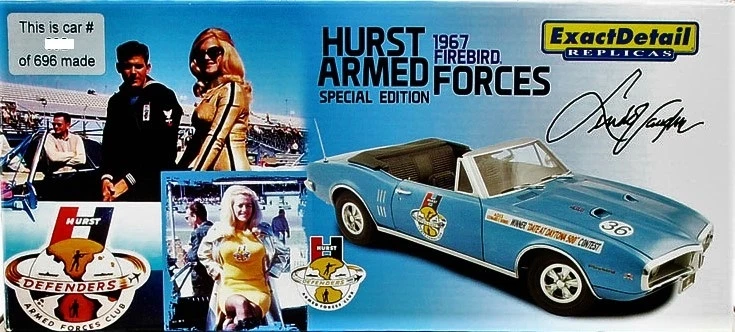 Классическая металлическая модель гоночного автомобиля Pointiac Firebird на заказ Hot Rod 1967 - Изображение 3 из 4