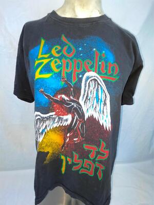 VTG 80s 90s L LED ZEPPELIN ICARUS HEBREW ISRAEL ROCK TOUR CONCERT
