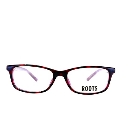 Roots RT674 Eyeglasses Frames Brown Tortoise pink Rectangular Full Rim 50-16-130