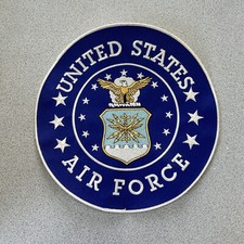 BRAND NEW US Air Force Military Jacket Patch 10" Circle Embroidered 24.87