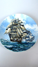 Piatto Originale Porcellana Limoges Fregata Giglio Royal