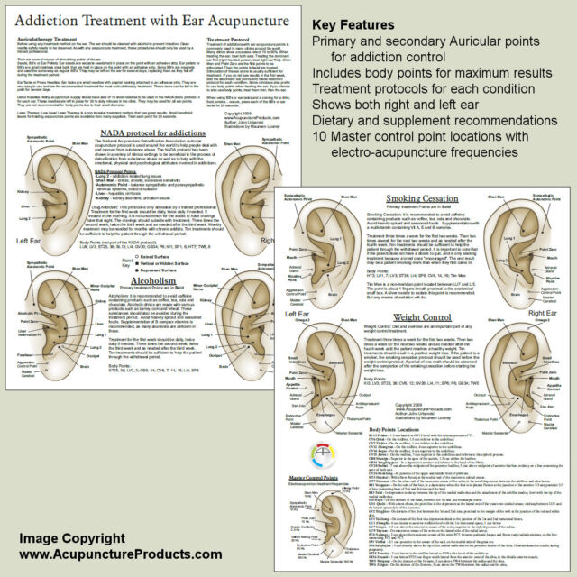 Ear Acupuncture Points Chart