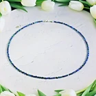 2MM Malachite Azurite Beads Choker Minimalist Healing Gemstone Women's Necklace