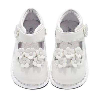 Babyschuhe MY SHOES Jack&Lily MUlti Flower White Leder Gr:12-18Monate Neu Weiß