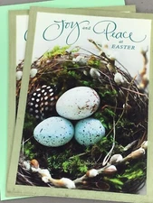 2 Hallmark Beautiful Happy Easter Cards Family Friends Religious DaySpring Card