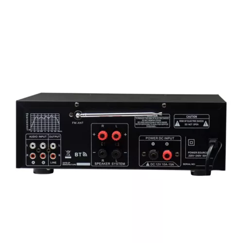 HiFi Verstärker Mini Bluetooth Stereo-Audioverstärker Receiver 2000W 2 Kanäle - Bild 2 von 11