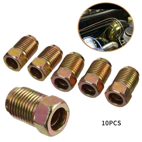 For 3/16\" Pipe Brake Pipe Nut Galvanized Iron Galvanized Zinc Coating Brand New