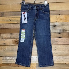 Wrangler Jeans Boys 6 Reg Boot Cut NWT Classic Blue Denim Durable Casual Play
