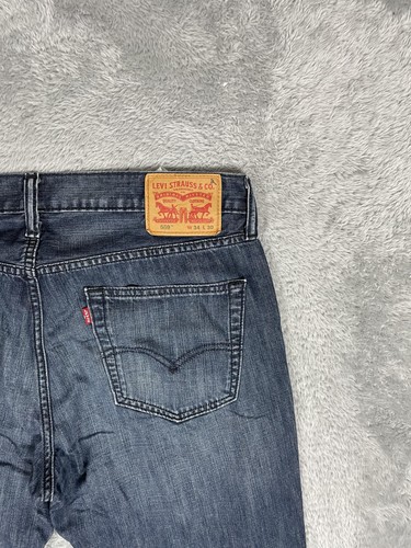 Jeans Levis 559 uomo 36x28,5 *REALE* blu gamba dritta pantaloni denim vestibilità rilassata - Foto 3 di 12