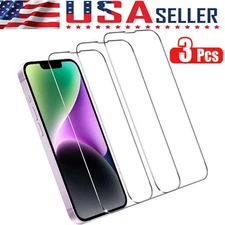 Tempered Glass Screen Protector For iPhone16 15 14 13 12 11 Pro Max X XS lot