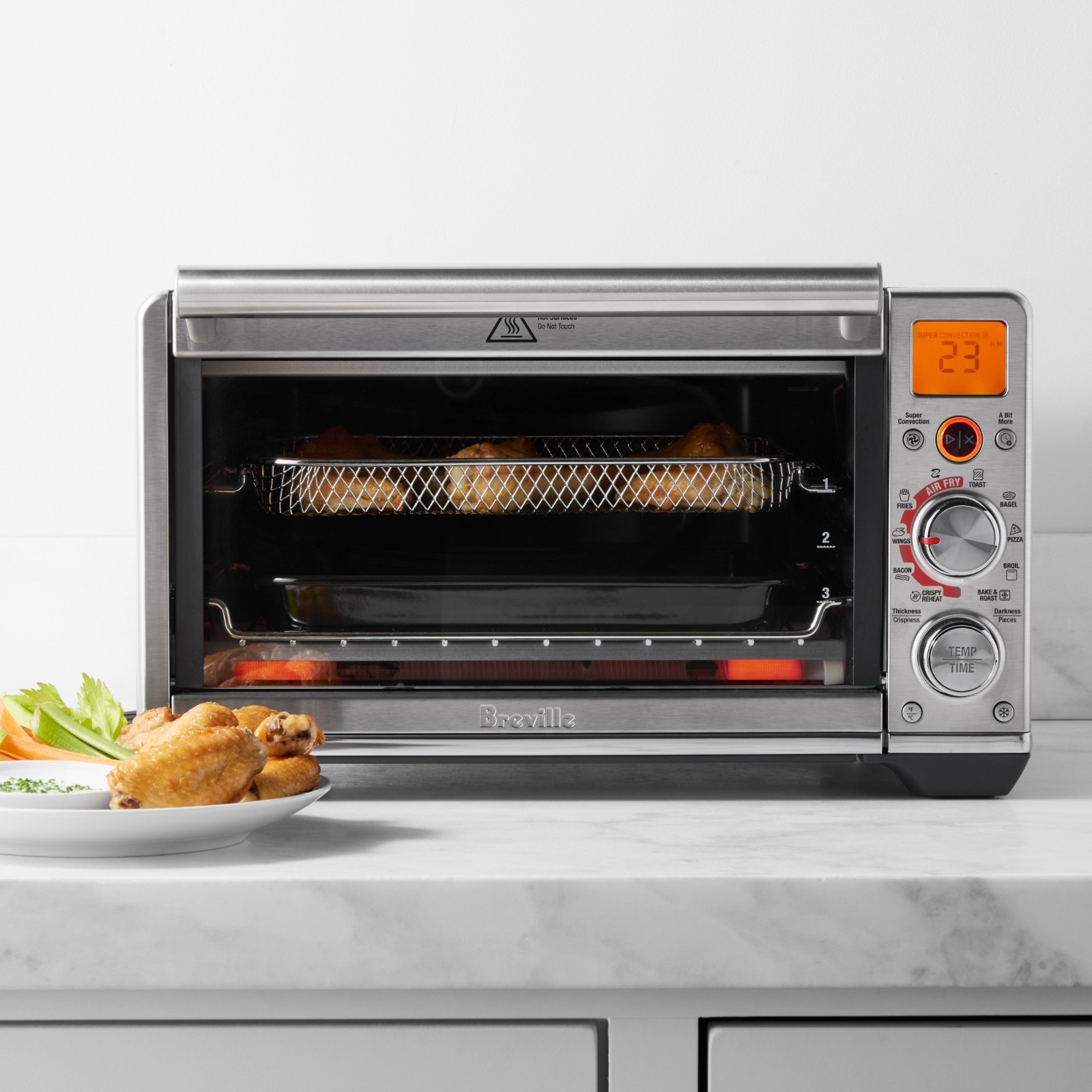 Air Fryer Compact, Stainless Steel