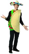 Taco Costume Lightweight Adult One Size Fits Most