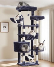 Cat Tree Cat Tower W/ 2 Big Platforms 2 Baskets condo  Toys