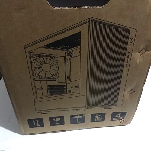 DIYPC Computer Case White ARGB-R1-W