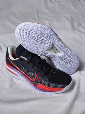 Nike Air Zoom GT Cut 1 Men Basketball Shoes Black Fusion Red Premium Sneaker New