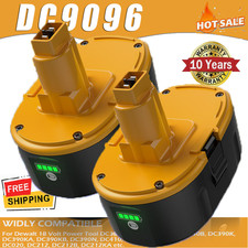 👍 US For DeWalt 18V Battery DC9096-2 DC9098 DW9095 DC9096 DE9503 Ni-MH / Li-ion