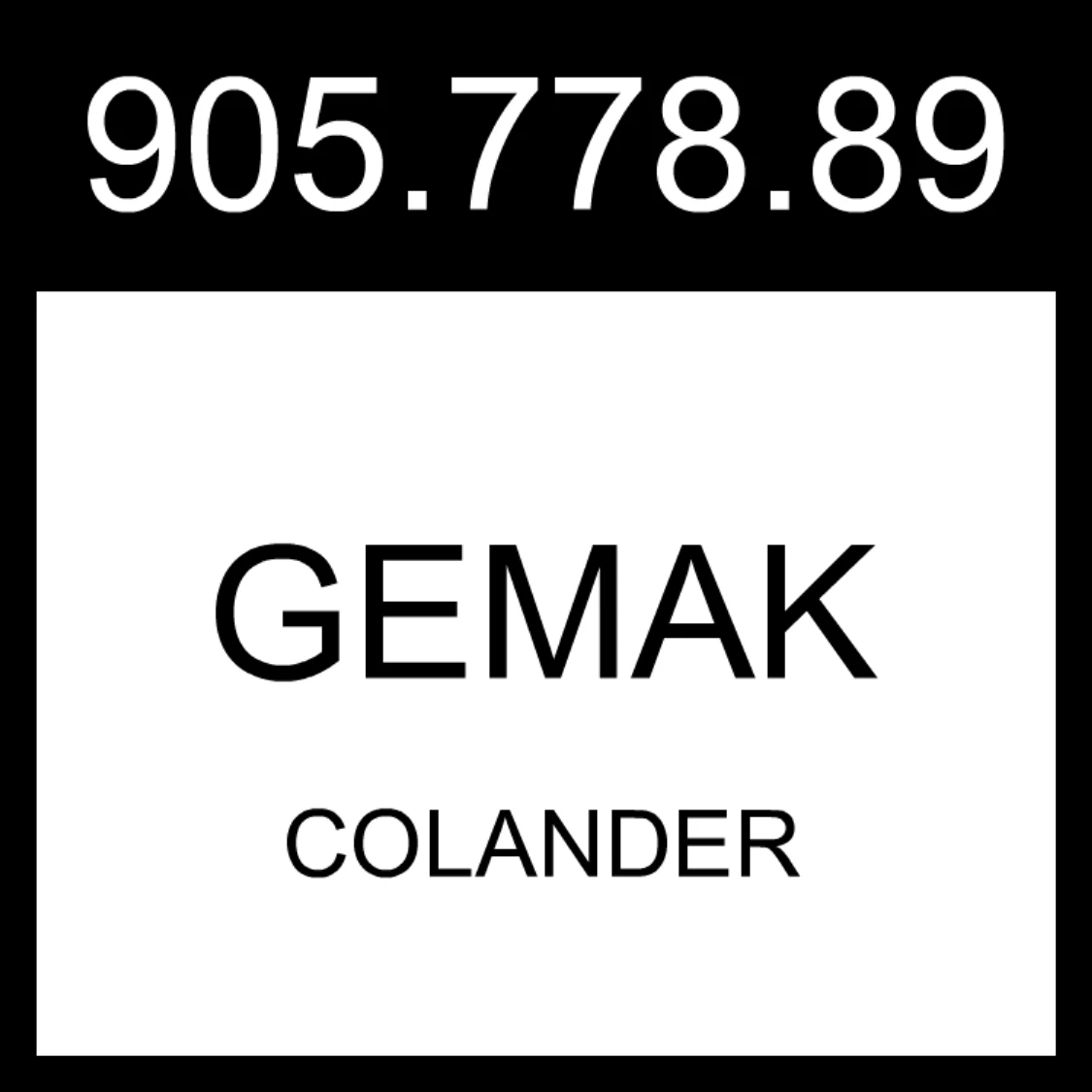 IKEA GEMAK Colander Off-white 905.778.89
