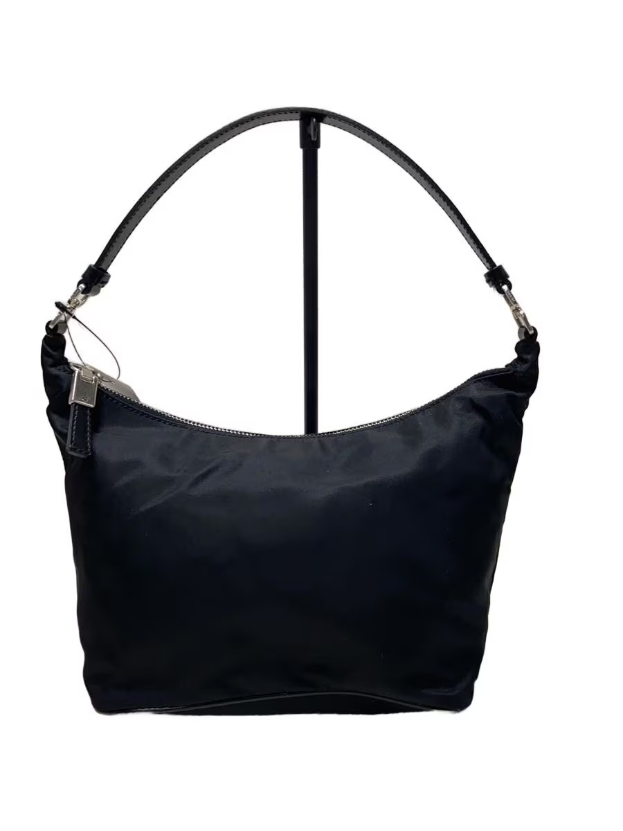 Prada black nylon handbag luxury designer shoulder bag