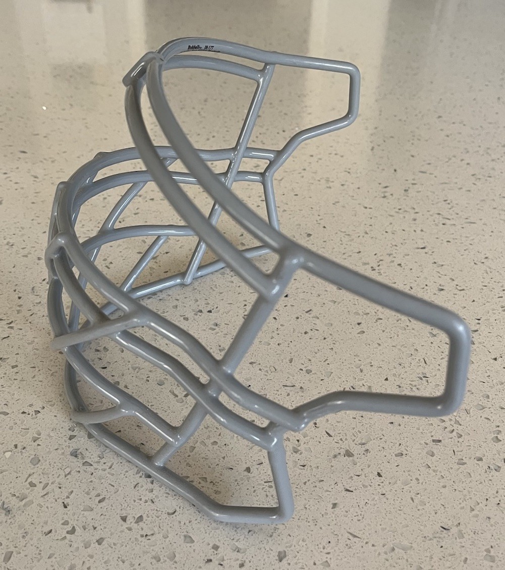 NEW GRAY RIDDELL SPEEDFLEX SF-2BDC-TX BIG GRILL ADULT FOOTBALL