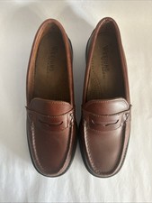 Women  s Size 6M Weejuns GH Bass Penny Loafer Leather Shoes Brown/cognac NICE 