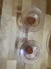 L.E. Smith Melba #707 Pebbled Rim Pink Depression Glass Candlestick Pair — photo 7