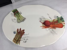 Italian Effetti Oval platter Handmade serving Italy 14" price is each 4 avail